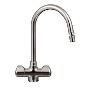 Franke Silk Steel Twin Lever Bi-Flow Kitchen Tap - Moselle