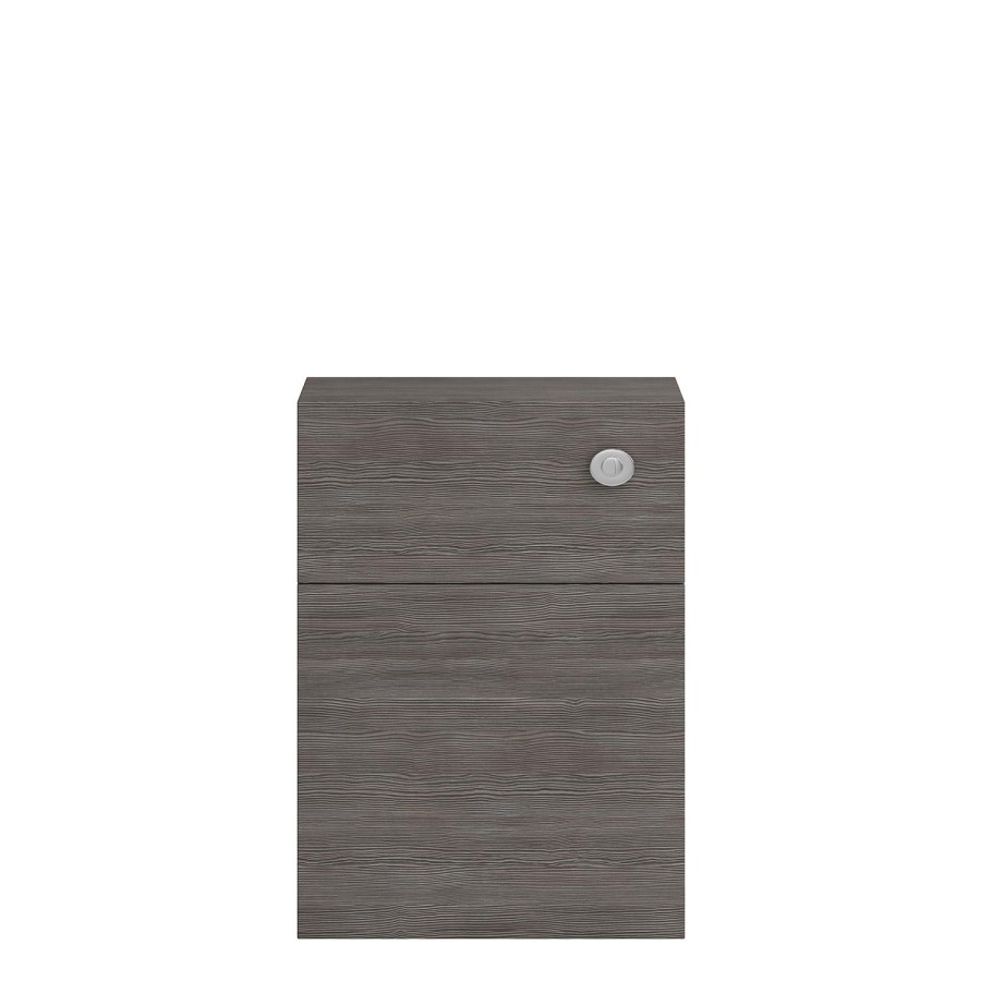 Grey WC Toilet Unit 600mm