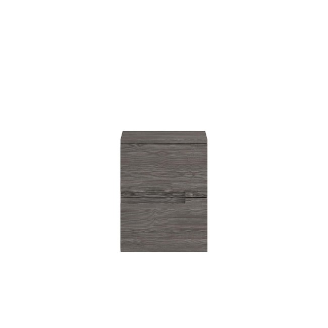 Hudson Reed Grey Wall Hung Bathroom Side Cabinet - W400 x H520mm