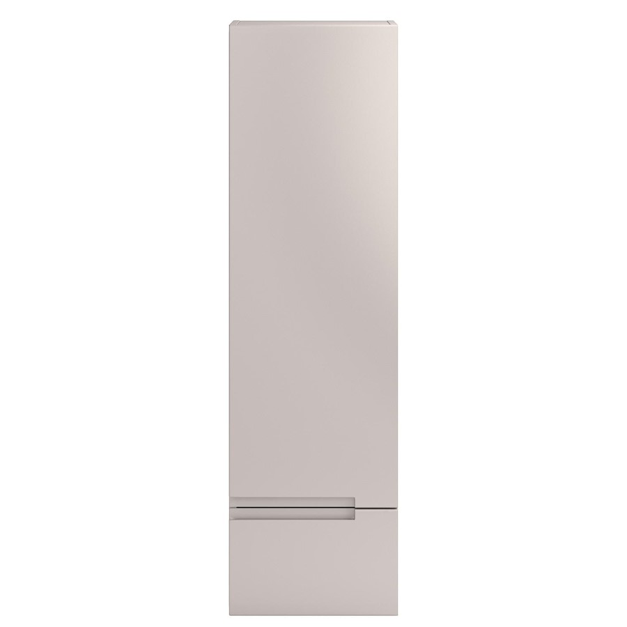 Tall Cashmere Bathroom Storage Unit - W400 x H1400