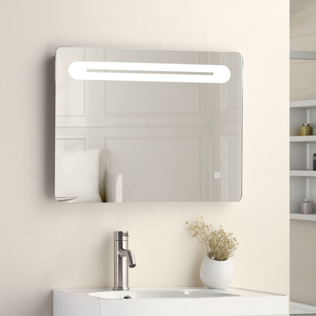 Colando LED Bathroom Mirror with Demister Pad & Shaver Socket