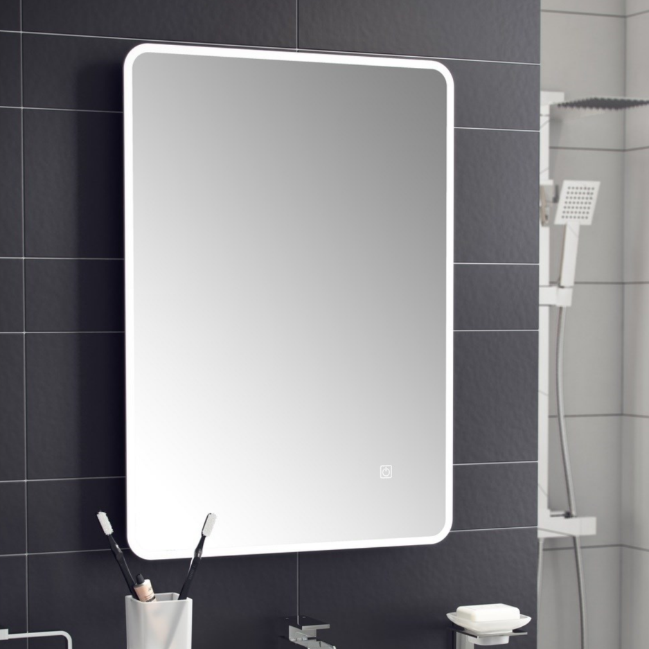 Ashan LED Universal Bathroom Mirror with Demister Pad Better Bathrooms