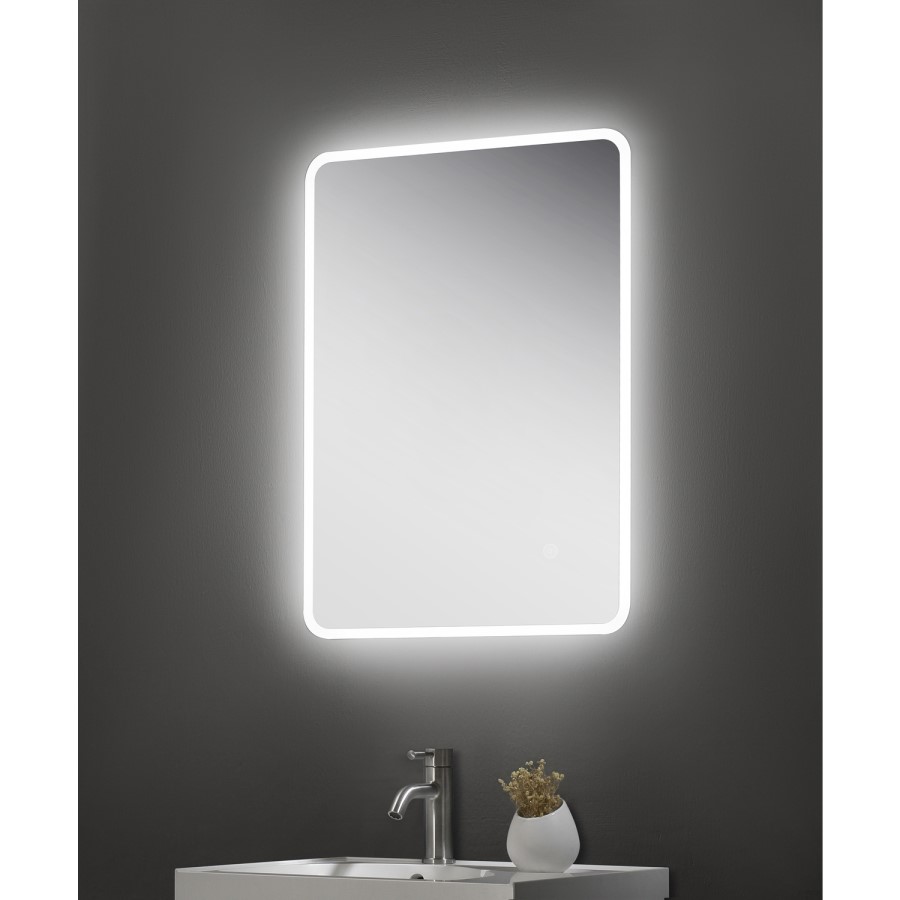 Ashan LED Universal Bathroom Mirror with Demister Pad