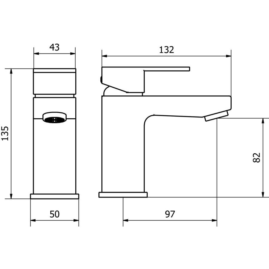 Nuo Mono Basin Mixer Tap & Waste