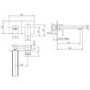 Mariana Wall Mounted Basin Mixer Tap