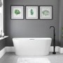 GRADE A1 - Modern Curved Back to Wall