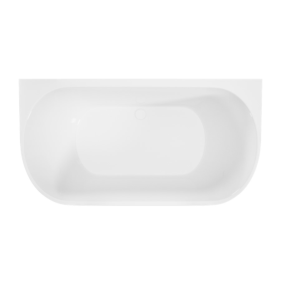 GRADE A2 - Freestanding Double Ended Back to Wall Bath 1700 x 800mm - Gable