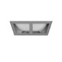 Grey Freestanding Double Ended Back to Wall Bath 1500 x 745mm - Gable