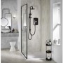 GRADE A2 - Triton Amore DuElec 9.5kW Black Electric Shower