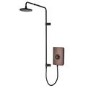 Triton 9.5kW Aspirante UNIQ&reg; Electric Shower - Dark Bronze Effect