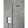 Triton 9.5kW Aspirante UNIQ® Electric Shower - Gloss White Effect