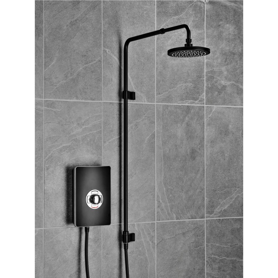 Triton 9.5kW Aspirante UNIQ&reg; Electric Shower - Matte Black