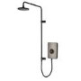 Triton 9.5kW Aspirante UNIQ® Electric Shower - Dark Grey Effect