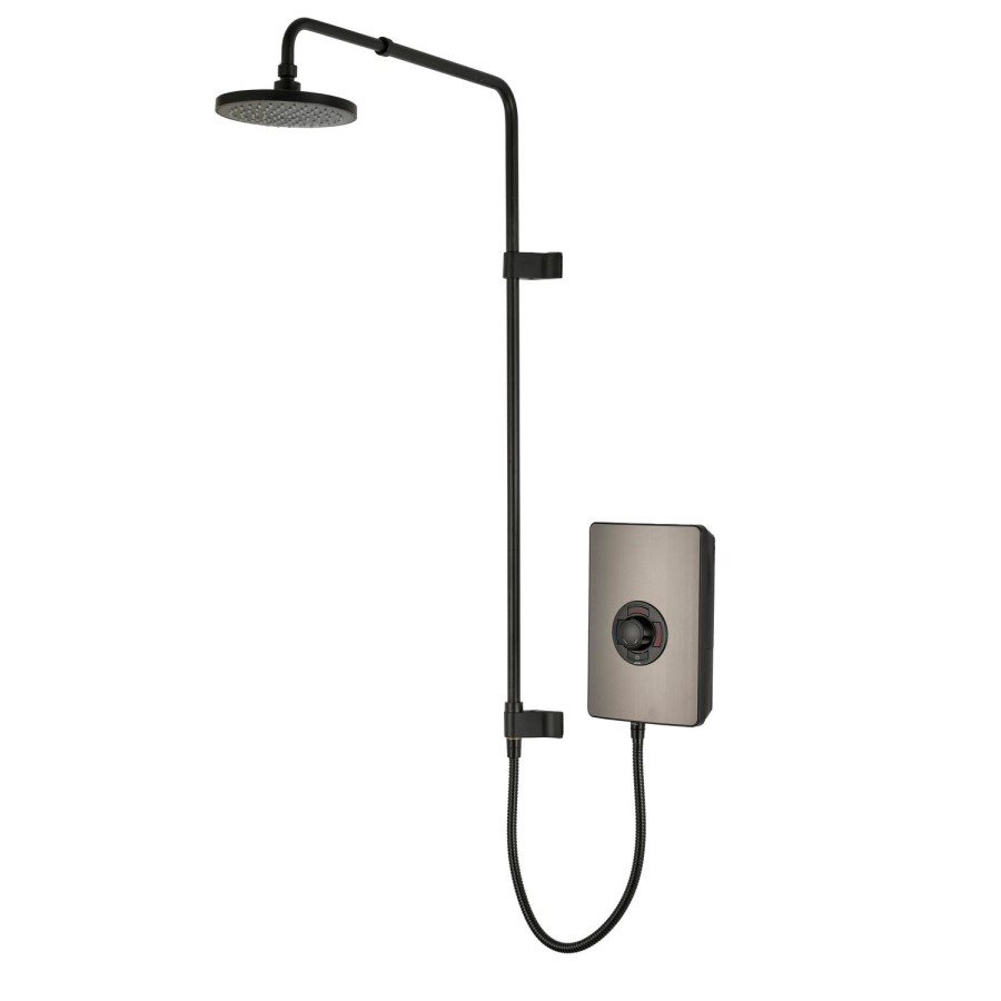 Triton 9.5kW Aspirante UNIQ® Electric Shower - Dark Grey Effect