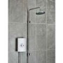 Triton 9.5kW Aspirante UNIQ® Electric Shower - Brushed Steel Effect