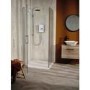 Triton 9.5kW Aspirante UNIQ&reg; Electric Shower - Brushed Steel Effect