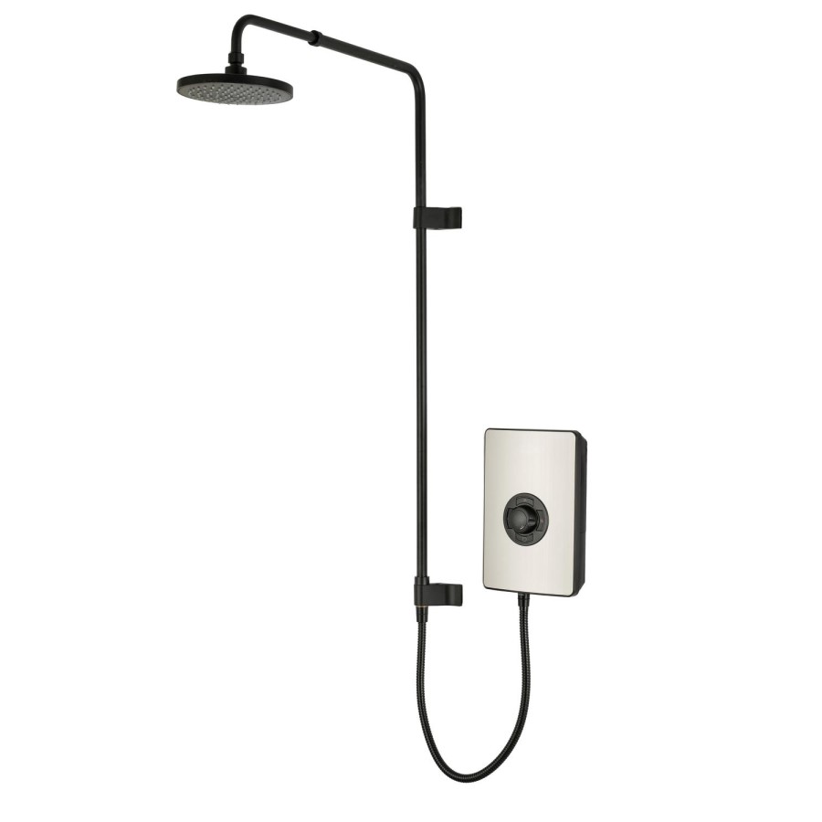 Triton 9.5kW Aspirante UNIQ® Electric Shower - Nickel Effect