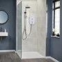 Triton Danzi Duelec 9.5kW Gloss White Electric Shower