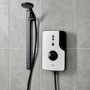 Triton Enlight 9.5kW Thermostatic Electric Shower with Back to Wall Kit - White