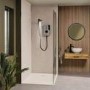 Triton Enlight  9.5kW Thermostatic Electric Shower with Back to Wall Kit - Grey