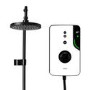 Triton - ENlight Electric Shower Black 9.5kW with UNIQ® White Kit