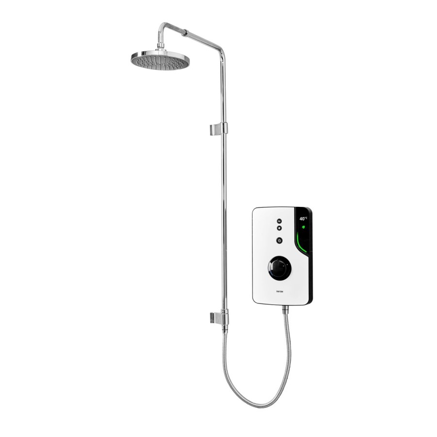 ENlight Thermostatic Electric White 9kW with UNIQ® Chrome
