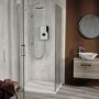 ENlight Thermostatic Electric White 9kW with UNIQ® Chrome