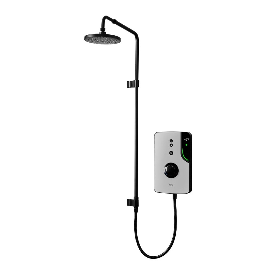 ENlight Thermostatic Electric Black 9kW with UNIQ® Black kit