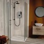 ENlight Thermostatic Electric Black 9kW with UNIQ® Black kit