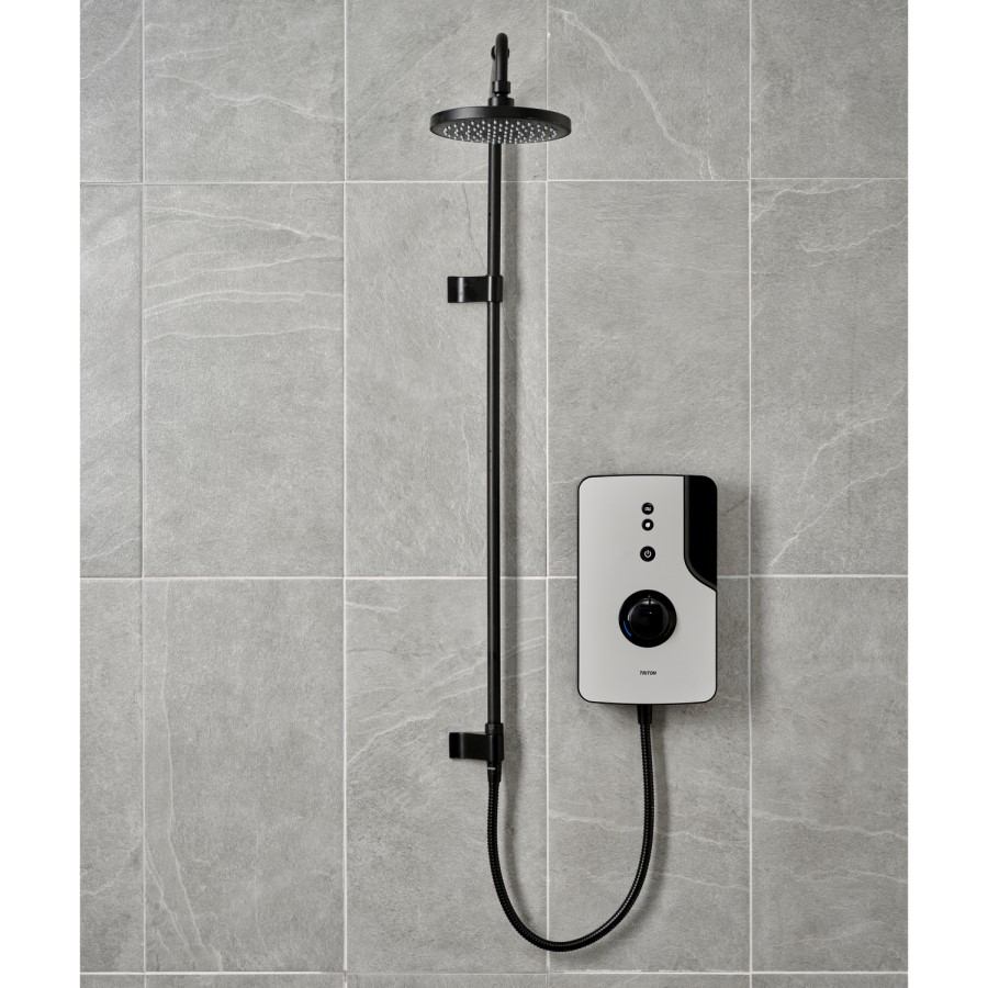 ENlight Thermostatic Electric Black 9kW with UNIQ® Black kit