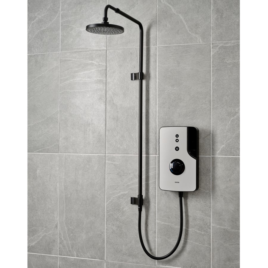 ENlight Thermostatic Electric Black 9kW with UNIQ® Black kit
