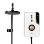 ENlight Thermostatic Electric Brass 9kW with UNIQ® Black kit