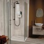 ENlight Thermostatic Electric Brass 9kW with UNIQ® Black kit