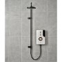 ENlight Thermostatic Electric Brass 9kW with UNIQ® Black kit