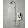 ENlight Thermostatic Electric Brass 9kW with UNIQ® Black kit
