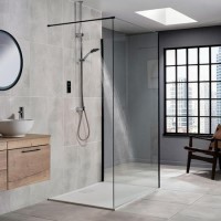 Triton ENVi 9.0kW Electric Shower With Ceiling Fed Shower Kit - Chrome Triton ENVi 9.0kW Electric Shower With Ceiling Fed Shower Kit - Chrome