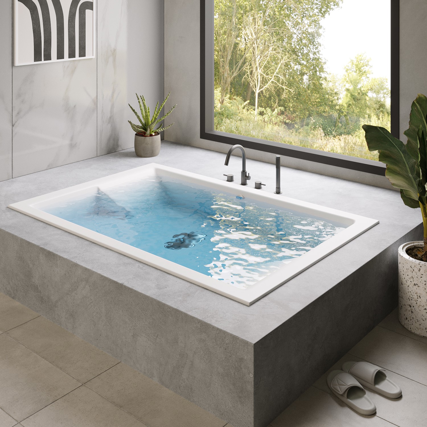 Bath Inset Model Super Deep Double Ended Inset Bath 1800 x 1200mm - Gemini - Better ...