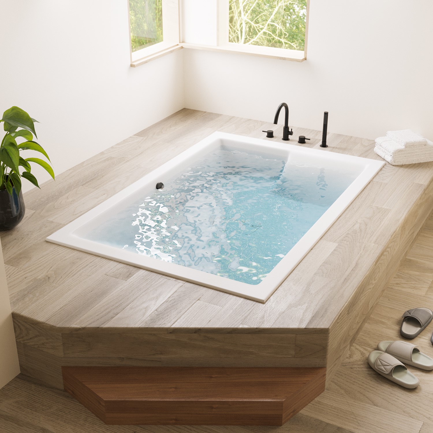 Bath Inset Model Super Deep Double Ended Inset Bath 1800 x 1200mm - Gemini - Better ...