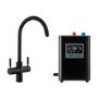 Rangemaster GEO Intense Round Matt Black 4 in 1 Instant Boiling Water Kitchen Tap