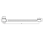 Gunmetal Easy Clean Click Clack Bath Waste with Overflow - Arissa