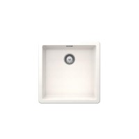 Single Bowl Undermount White Granite Kitchen Sink - Rangemaster Schock Greenwich 456mm x 456mm