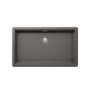 Single Bowl Undermount Grey Granite Kitchen Sink - Rangemaster Schock Greenwich 750mm x 456mm