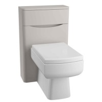 Grey Back to Wall WC Toilet Unit - Without Toilet - W500 x D200mm - Oakland