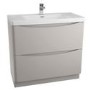 Grey Free Standing Bathroom Vanity Unit & Basin - W900 x H850mm - Oakland