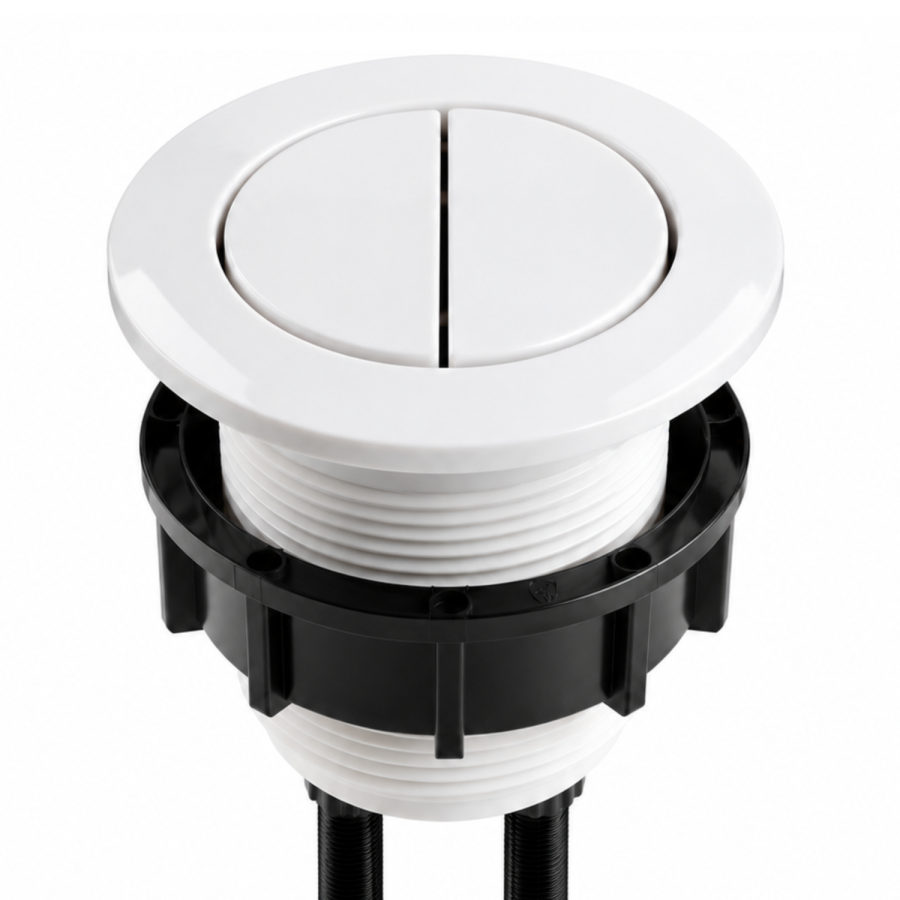 Gloss White 38mm Cistern Flush Button - Suitable for Roma Addison Austin Indiana Pendle Portland & Seren