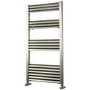 Accuro Korle Champagne Towel Radiator Brushed Aluminium - 1000 x 500mm