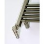 Accuro Korle Champagne Towel Radiator Brushed Aluminium - 1000 x 500mm