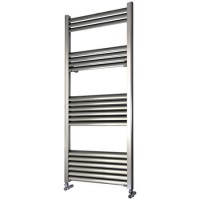 Accuro Korle Champagne Towel Radiator Brushed Aluminium - 1200 x 500mm