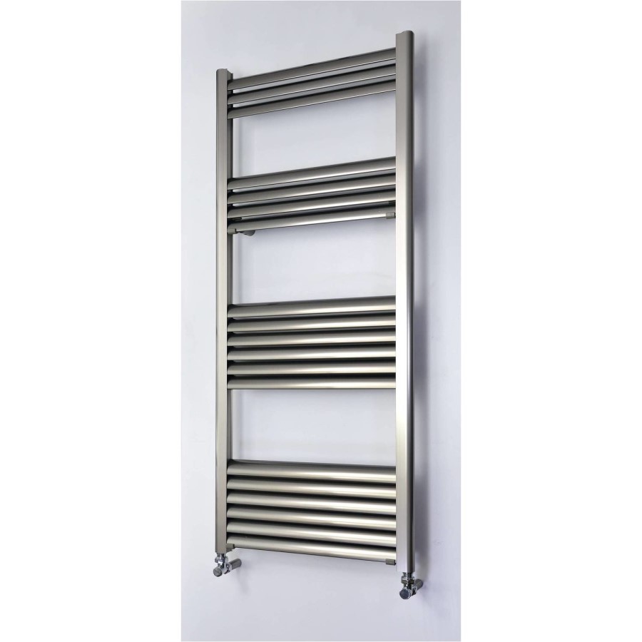 Accuro Korle Champagne Towel Radiator Brushed Aluminium - 1200 x 500mm
