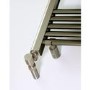 Accuro Korle Champagne Towel Radiator Brushed Aluminium - 1200 x 500mm